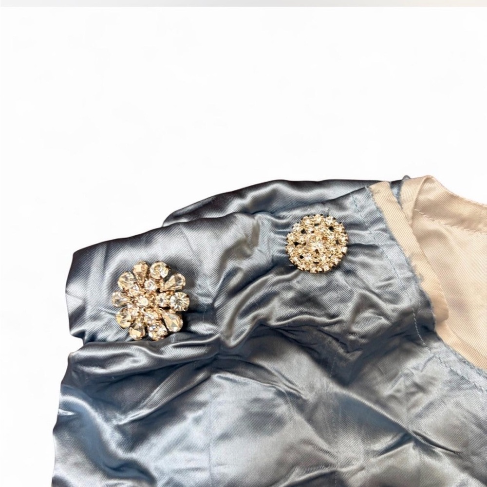 Meryll Rogge silk satin asymmetric wrap top - Picture 4 of 6